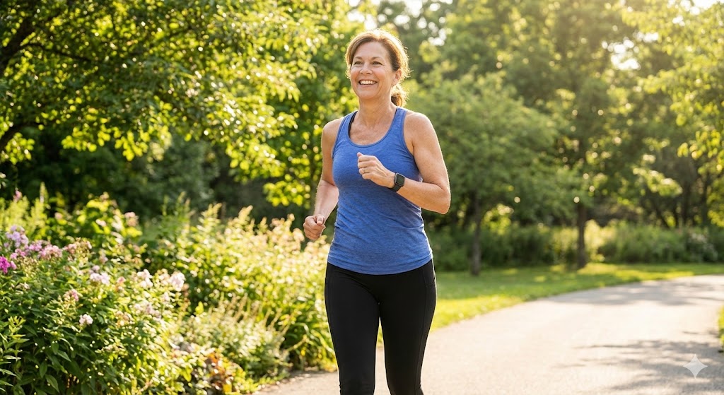 Person jogging successfully outdoors, symbolizing weight loss transformation and renewed health after completing the gastric sleeve surgery journey.
